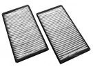 Air distribution Pollen cabin filter FILTRE CHARBON ACTIF - COMBINE | 64116921019 | 698857 - MC611-2