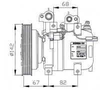 Compressor Seiko seiki Compressor COMPRESSEUR DAEWOO