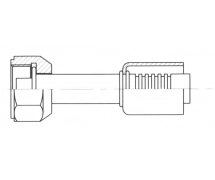 Fitting Steel reduced diameter fittings Straight FEMELLE ORING