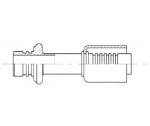 Anschluss Aluminium standard fitting Spring lock MALE SPRINGLOCK