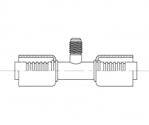 Koppeling Stalen krimpfitting - gereduceerde dia. Drukafname PRISE DE PRESSION R12
