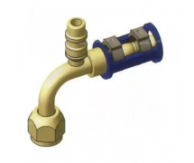 Conexão Burgaclip 90° ORING FEMELLE + PP R134a