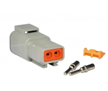 Repuesto eléctrico Conector DEUTSCH Kit 2 VOIES DT04-2P