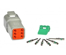 Repuesto eléctrico Conector DEUTSCH Kit 6 VOIES DT04-6P