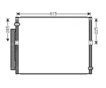 Echangeur Condenseur OEM CONDENSEUR TOYOTA CLIM AV/AR