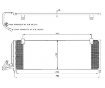 Exchanger Condenser OEM Condenseur JEEP