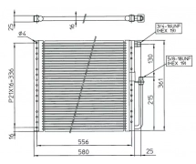 Permutador Condensador Sanden CONDENSEUR SANDEN